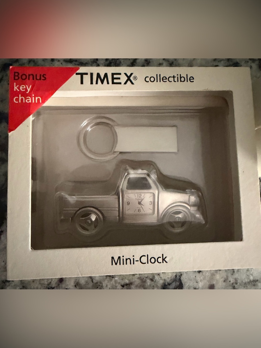 Timex Silver Truck Mini-Clock